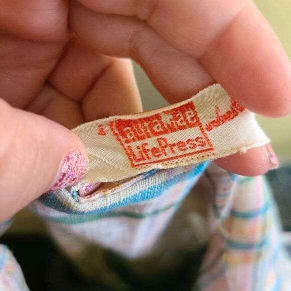 Vintage Laura Mae Life Press Sleeveless Top - Picture 6 of 8